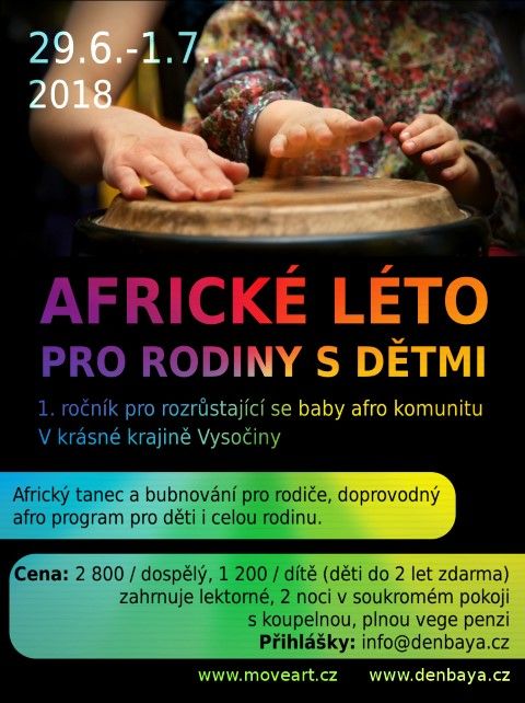 Hudební workshop pro všechny - bubnování, africký tanec.