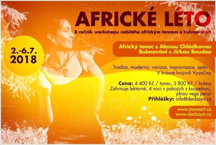 Africké léto letáček