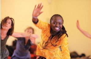 Africký tanec vystoupení